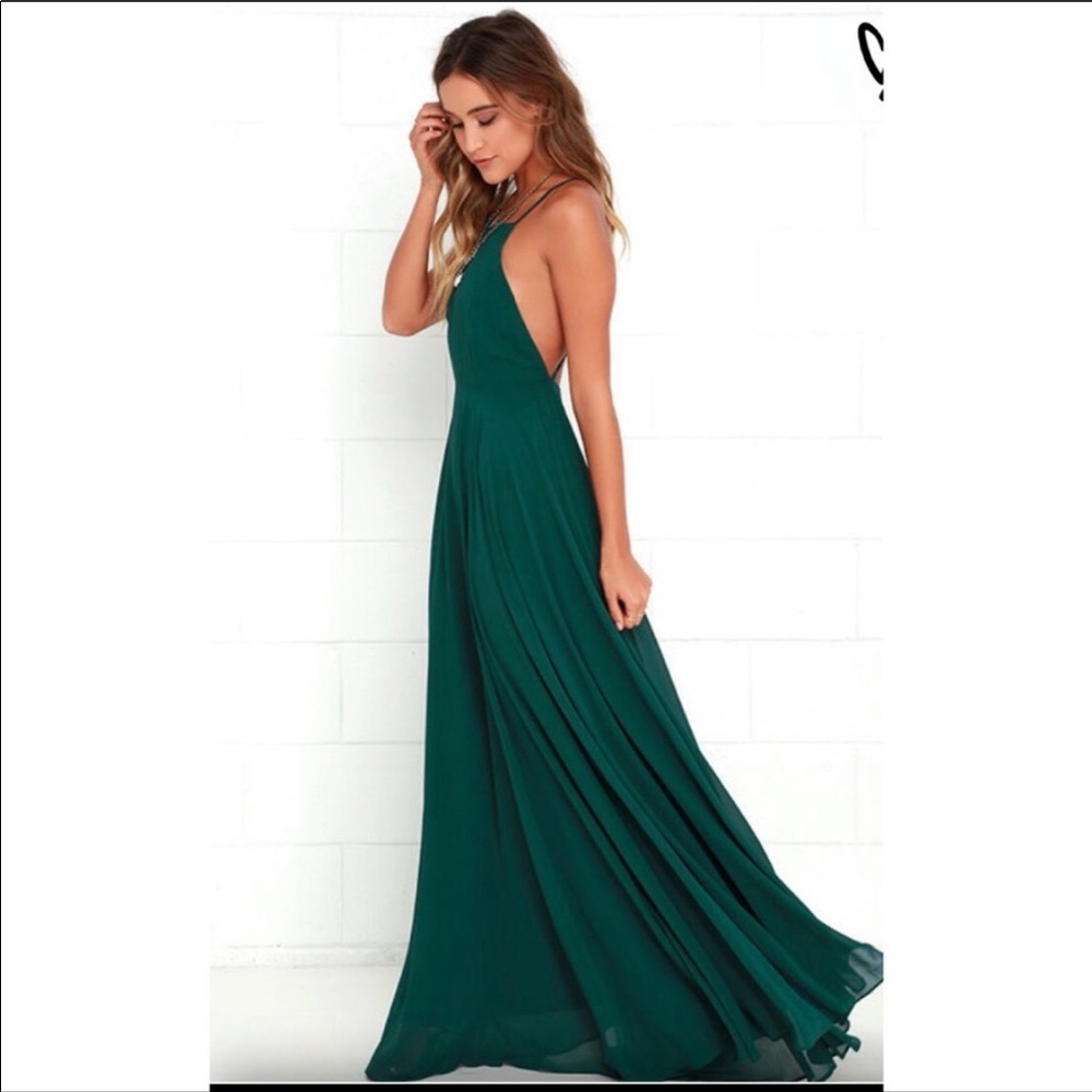 Emerald Green Maxi Dress